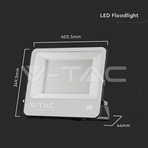 200W LED Floodlight SAMSUNG Chip Black Body 4000K Super Bright 135lm/W - 7