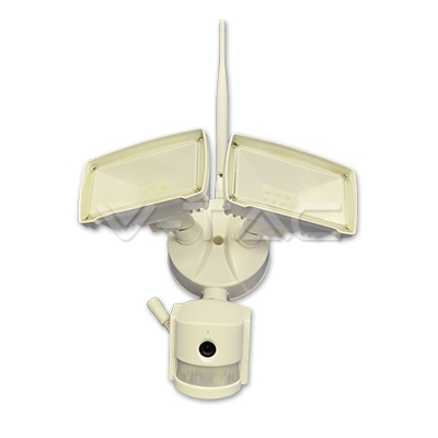 18W LED Proyector con WiFi Sensor Camera Blanco - 1