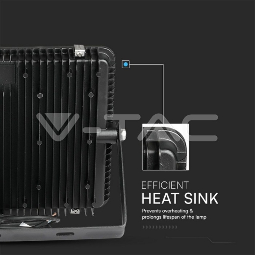 Foco LED 200W SMD SAMSUNG Chip 4000K Cuerpo negro - 7