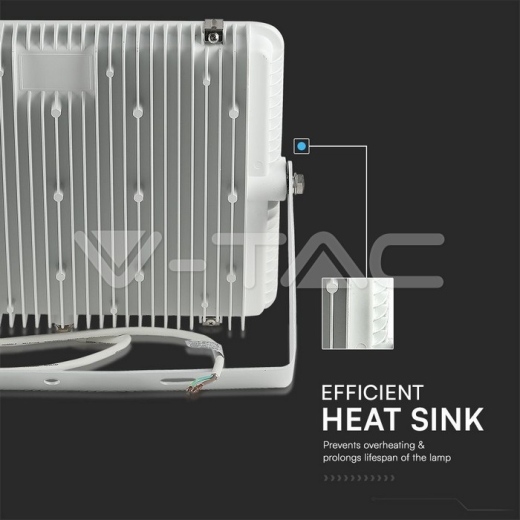 Foco Proyector LED 200W SMD SAMSUNG Chip G2 Cuerpo Blanco 6400K - 2