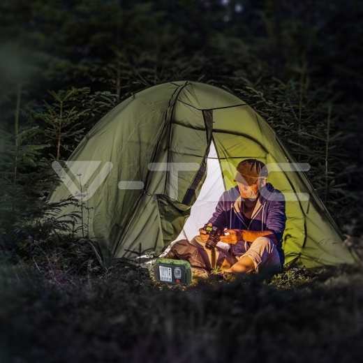 20W LED Floodlight Rechargeable SAMSUNG Chip USB + SOS Function IP44 4000K - 14