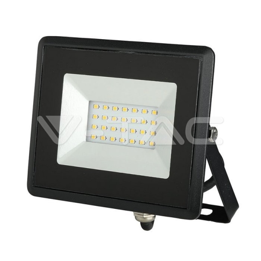 Proyector de LED 20W SMD Serie E cuerpo negro luz verde IP65 - 1