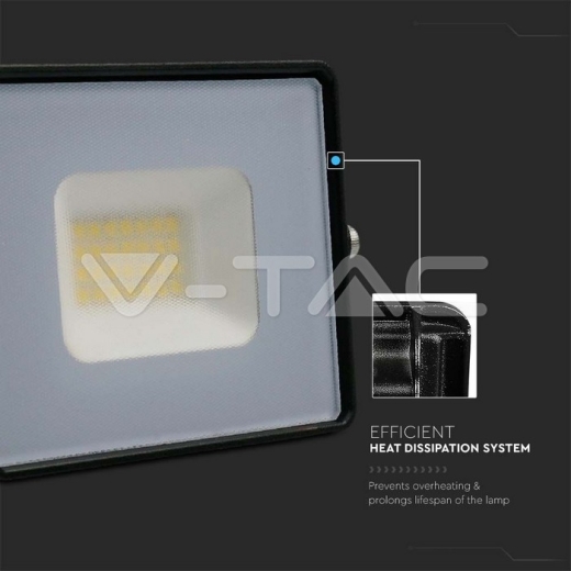 Proyector LED 20W SMD G2 E-Series cuerpo negro 3000K - 3