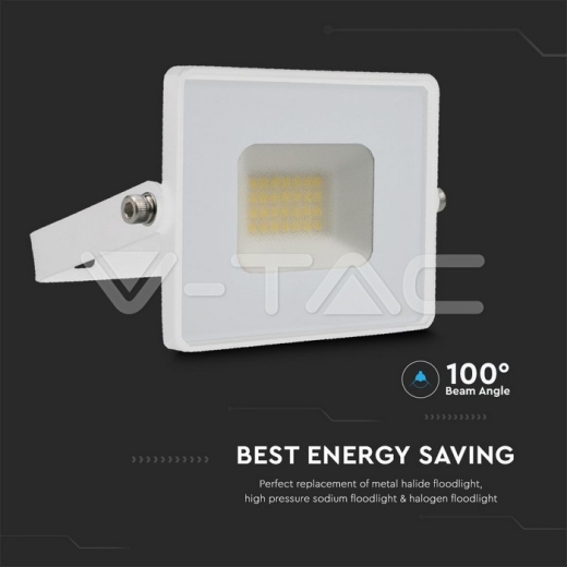 Proyector LED 20W SMD E-Series Cuerpo blanco 6500K - 4