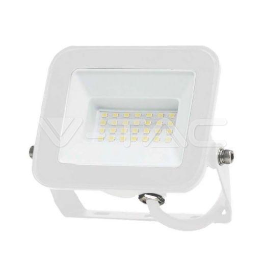 20W LED Floodlight SMD SAMSUNG Chip PRO-S White Body 4000K - 1