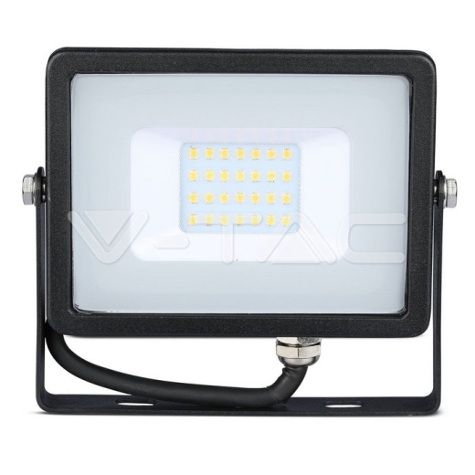 20W LED Floodlight SMD SAMSUNG Chip Slim Black Body 3000K - 1
