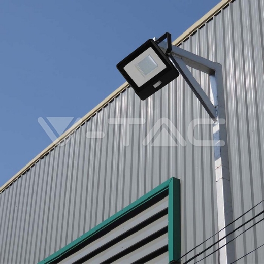 20W LED PIR Sensor Floodlight SAMSUNG Chip Black Body 4000K - 13