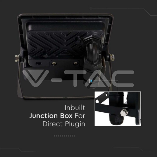 20W LED PIR Sensor Floodlight SAMSUNG Chip Black Body 4000K - 6