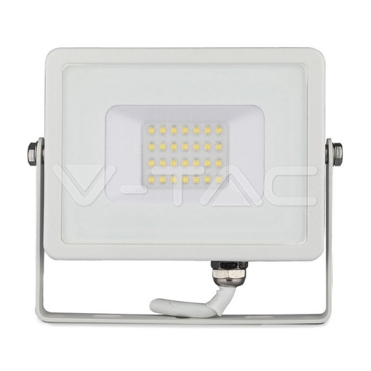 20W LED Floodlight SMD SAMSUNG Chip Slim White Body 4000K - 4