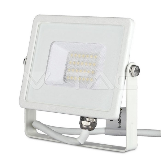 Proyector de LED 20W SMD SAMSUNG Chip cuerpo blanco 6400K - 1