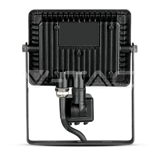 20W LED Sensor Floodlight SAMSUNG Chip Cut-OFF Function Black Body 3000K - 2
