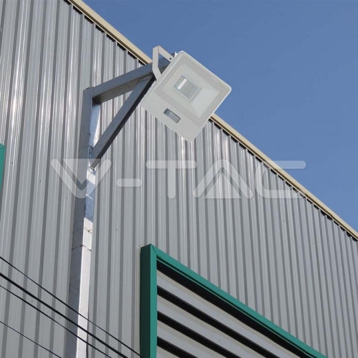 Proyector LED 20W PIR Sensor SAMSUNG Chip Cuerpo Blanco4000K - 12