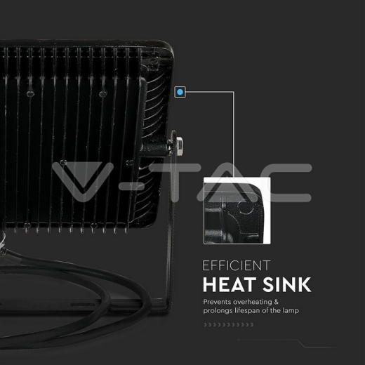 Proyector de LED 300W SMD SAMSUNG Chip cuerpo negro 6400K - 6