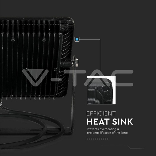 Proyector LED 300W SMD SAMSUNG CHIP Cuerpo Negro 4000K - 6