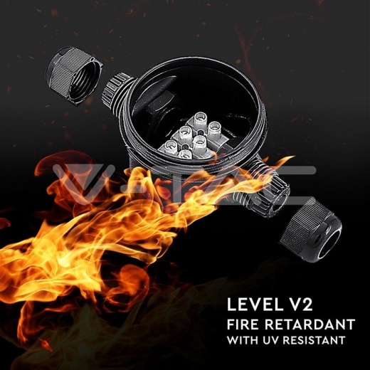 3 PIN Terminal Block Black 5-9mm - 5