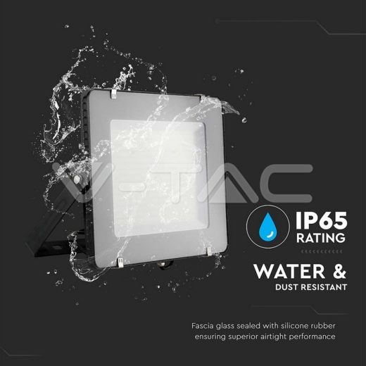 Proyector LED 300W SMD SAMSUNG Chip cuerpo negro 6500K - 9