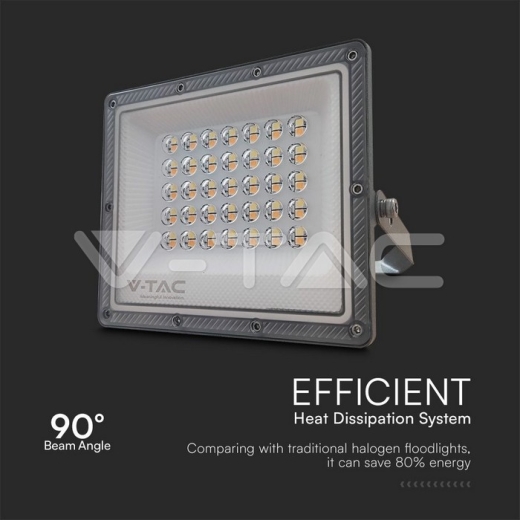 Foco LED de 30 W, 3 en 1, cuerpo gris - 5