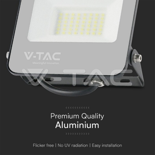 Foco Proyector 30W RGB+Cristal Esmerilado Blanco Cuerpo Negro con Controlador IP65 - 3