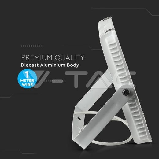 300W LED Floodlight SMD SAMSUNG Chip Slim White Body 6400K - 10