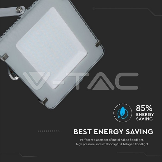 300W LED Floodlight SMD SAMSUNG Chip Slim Grey Body 6400K - 7