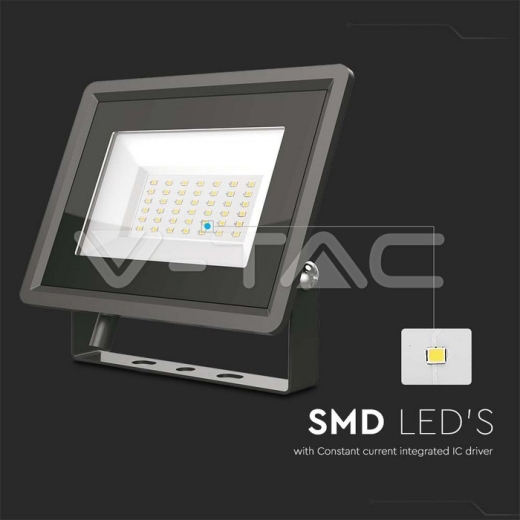 Proyector LED 30W SMD cuerpo negro 3000K - 2