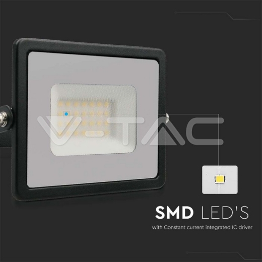 Proyector LED 30W SMD E-Series Cuerpo negro 4000K - 2