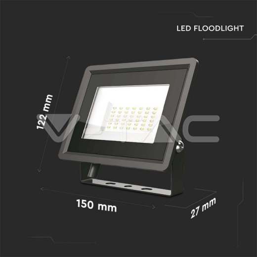 Proyector LED 30W SMD F-Series cuerpo negro 4000K - 7