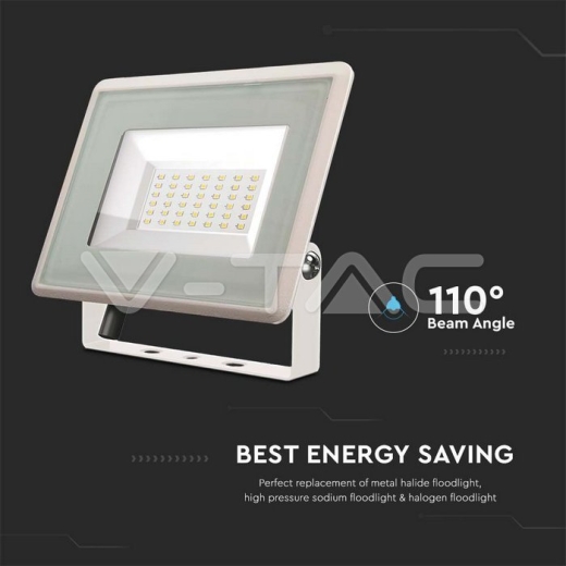 30W LED Floodlight SMD F-Series White Body 3000K - 4