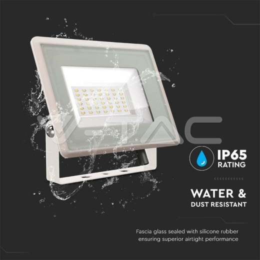 30W LED Floodlight SMD F-Series White Body 3000K - 5