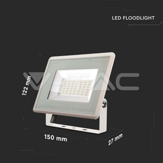 30W LED Floodlight SMD F-Series White Body 3000K - 7