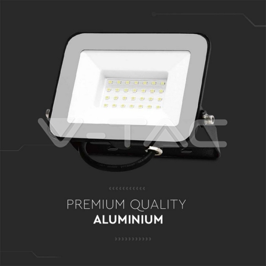 30W LED Floodlight SMD SAMSUNG Chip PRO-S Grey Body 3000K - 6