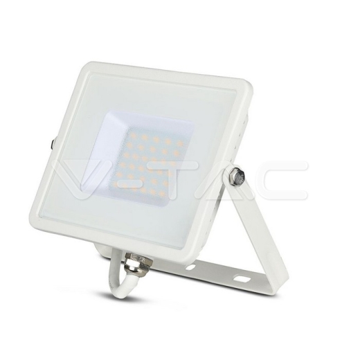 30W LED Floodlight SMD SAMSUNG Chip White Body 3000K - 1