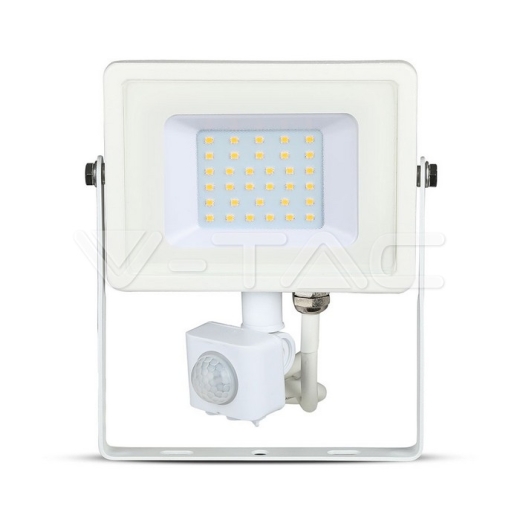 Proyector de LED 30W con Sensor SAMSUNG Chip cuerpo blanco 3000K - 2