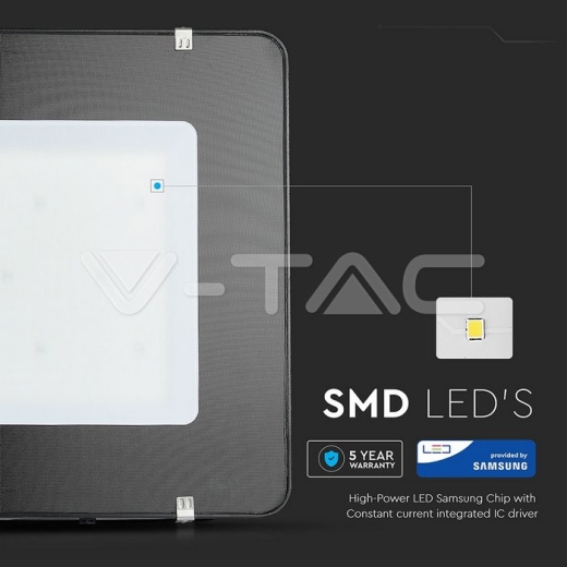 400W LED Floodlight SMD SAMSUNG Chip Slim Black Body 6400K 120 lm/Watt - 7