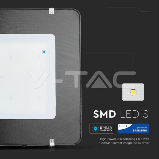 500W LED Floodlight SMD SAMSUNG Chip Slim Black Body 4000K 120 lm/Watt - 7