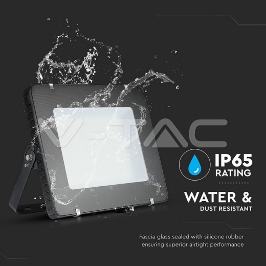 400W LED Floodlight SMD SAMSUNG Chip Slim Black Body 4000K 120 lm/Watt - 10