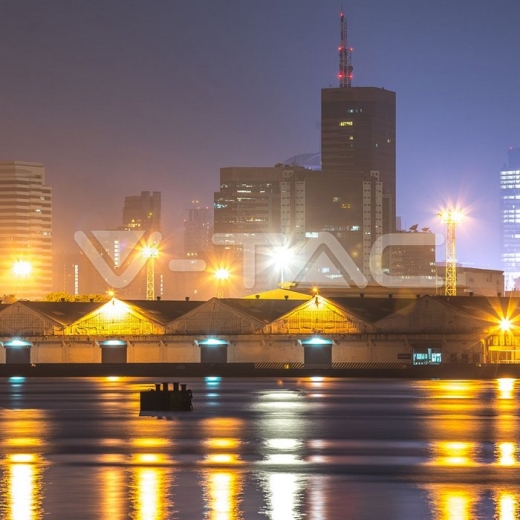 500W LED Floodlight SMD SAMSUNG Chip Slim Black Body 6400K 120 lm/Watt - 14