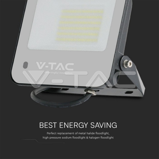 50W Floodlight RGB+White Frosted Glass Black Body with Contrоller IP65 - 5