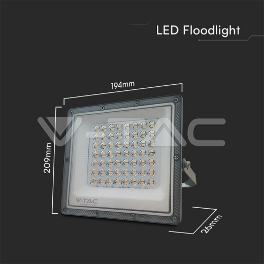 Foco LED 3 en 1 50W Gris Cuerpo - 8