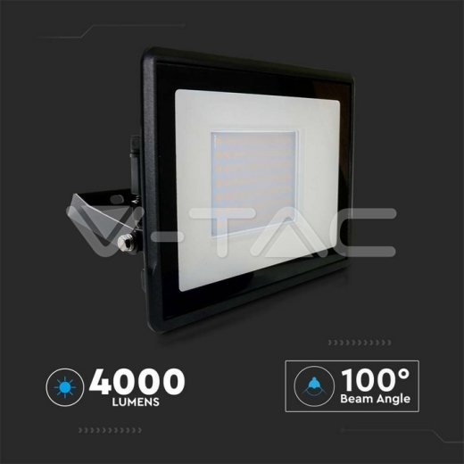 50W LED Floodlight SAMSUNG Chip Black Body 6400K - 10