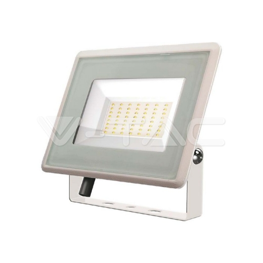 50W LED Floodlight SMD F-Series White Body 6500K - 1