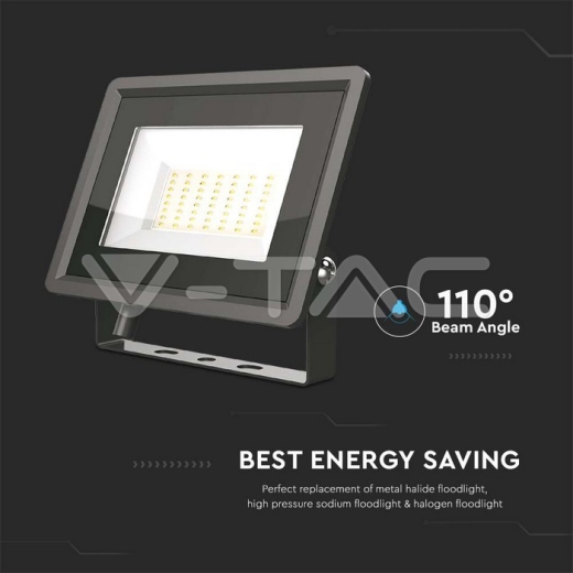 50W LED Floodlight SMD F-Series White Body 6500K - 4