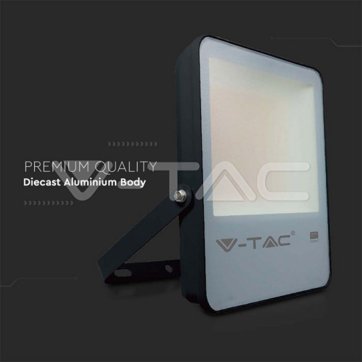 50W LED Floodlight SMD SAMSUNG Chip Black Body 6500K 160 lm/W - 2