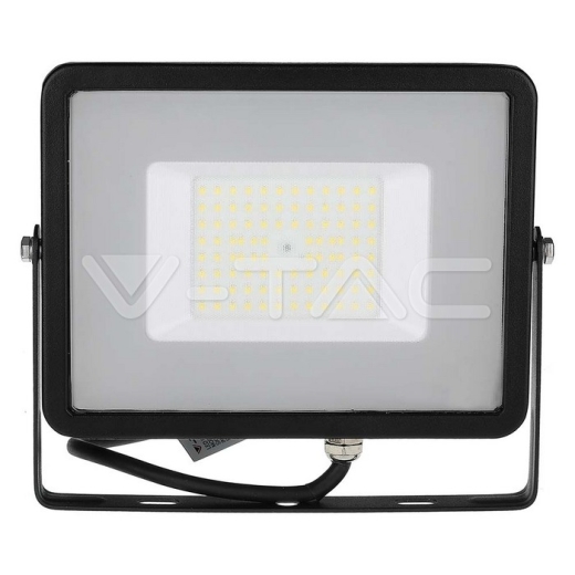 50W LED Floodlight SMD SAMSUNG Chip Slim Black Body 6500K - 2
