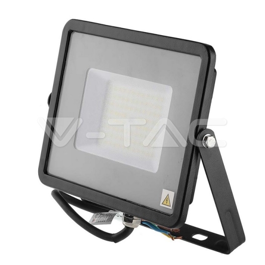 50W LED Floodlight SMD SAMSUNG Chip Slim Black Body 4000K - 1