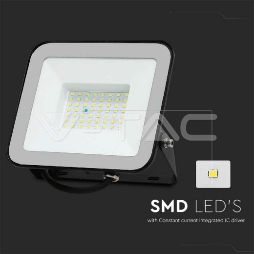 50W LED Floodlight SMD SAMSUNG Chip PRO-S Grey Body 6500K - 2
