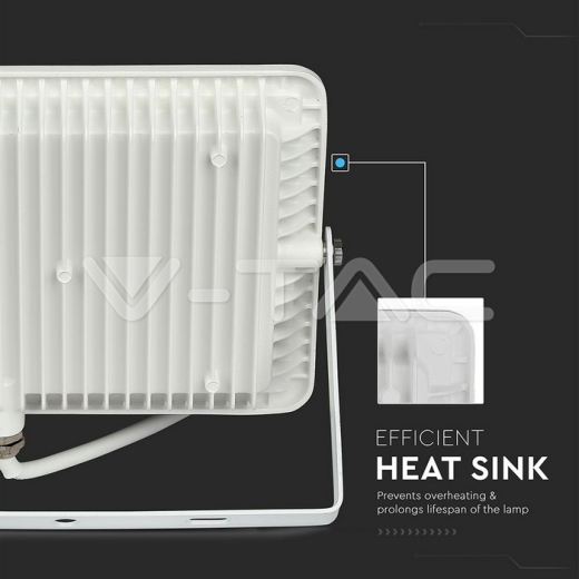 Proyector LED 50W SMD SAMSUNG Chip cuerpo blanco 3000K - 6