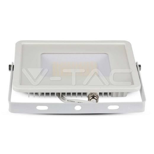 50W LED Floodlight SMD SAMSUNG Chip Slim White Body 4000K - 6