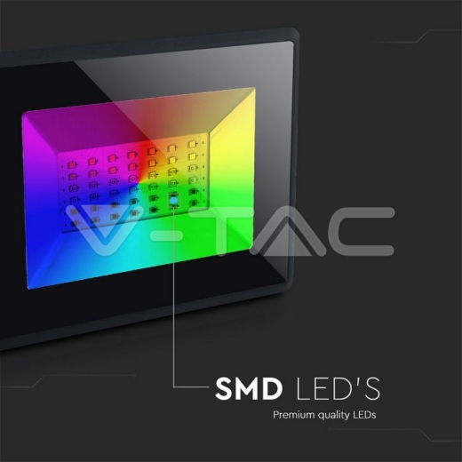 50W LED Floodlight with Remote Control RGB IP65 - 2