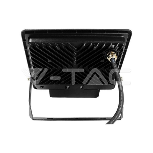 50W LED PIR Sensor Floodlight SAMSUNG Chip Black Body 3000K 1M Cable - 3